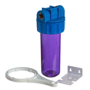 Porte-filtre transparent 10 pouces pour filtre a eau