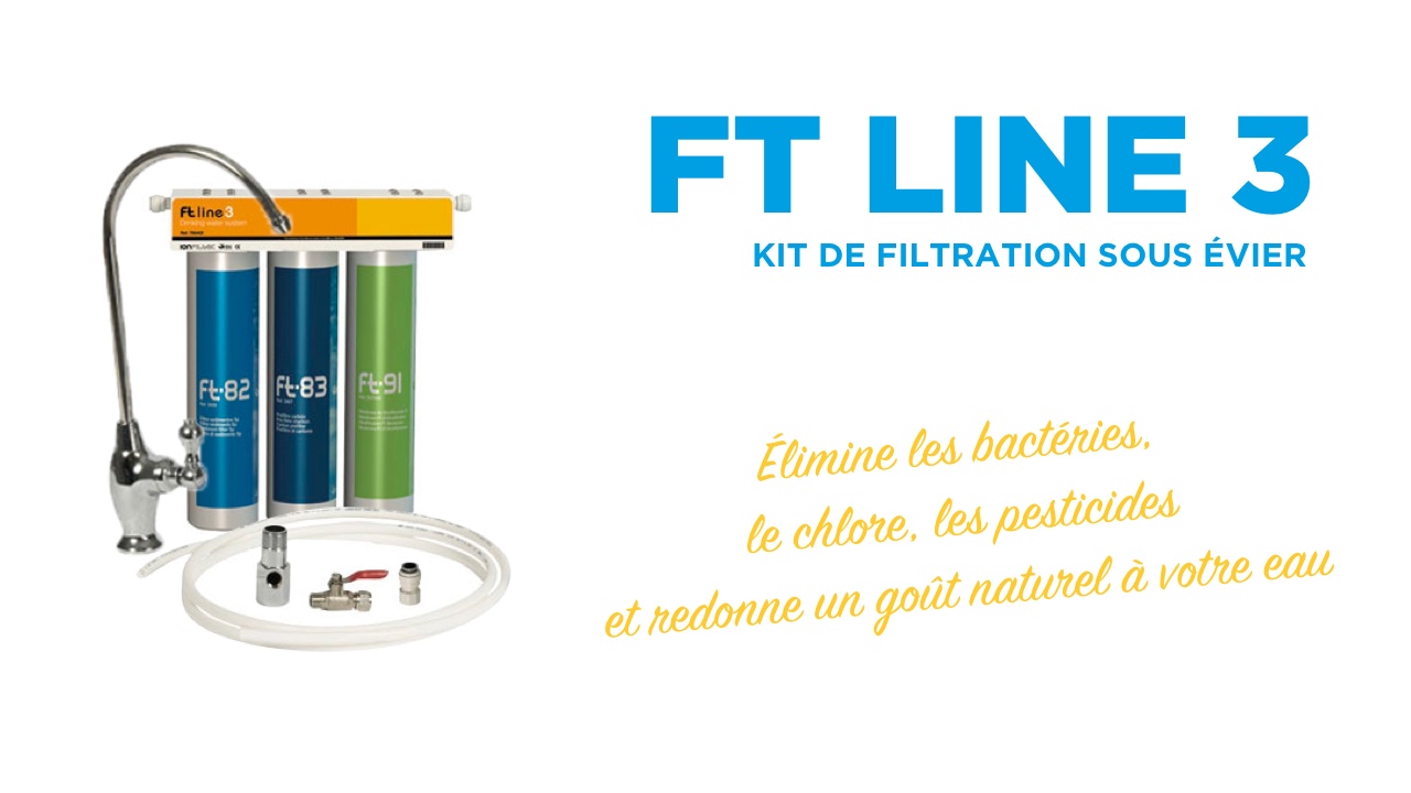 Filtre sous évier - système de filtration a eau ultrafiltration