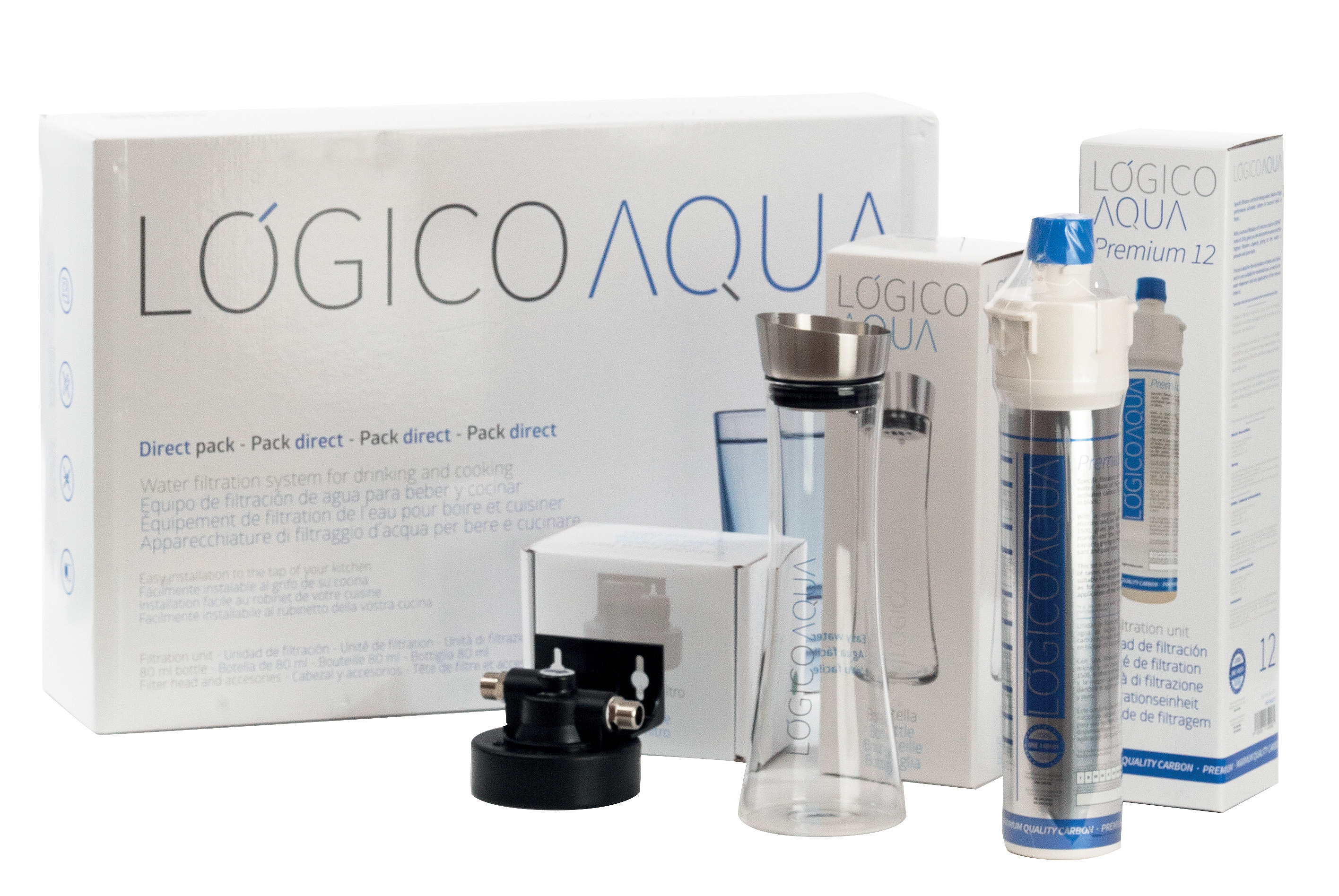 Purificateur d'eau Lògico Aqua Pack Direct - Filtre eau robinet A0735EC